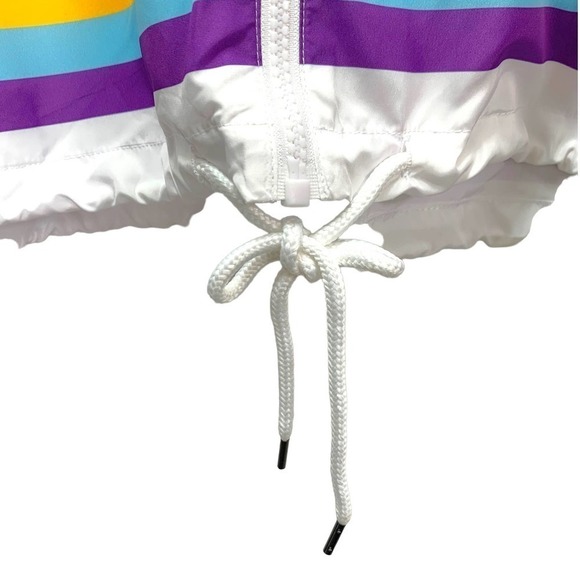 Disney Parks Magic Kingdom Fantasyland Hooded Windbreaker Jacket NWT XS - Picture 10 of 14